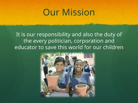Slide 7 of the 2016 Master Plan: Our Mission