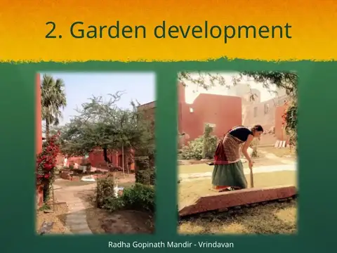 Slide 49 of the 2016 Master Plan: 2. Garden development