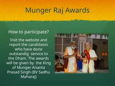 Slide 56 of the 2016 Master Plan: Munger Raj Awards